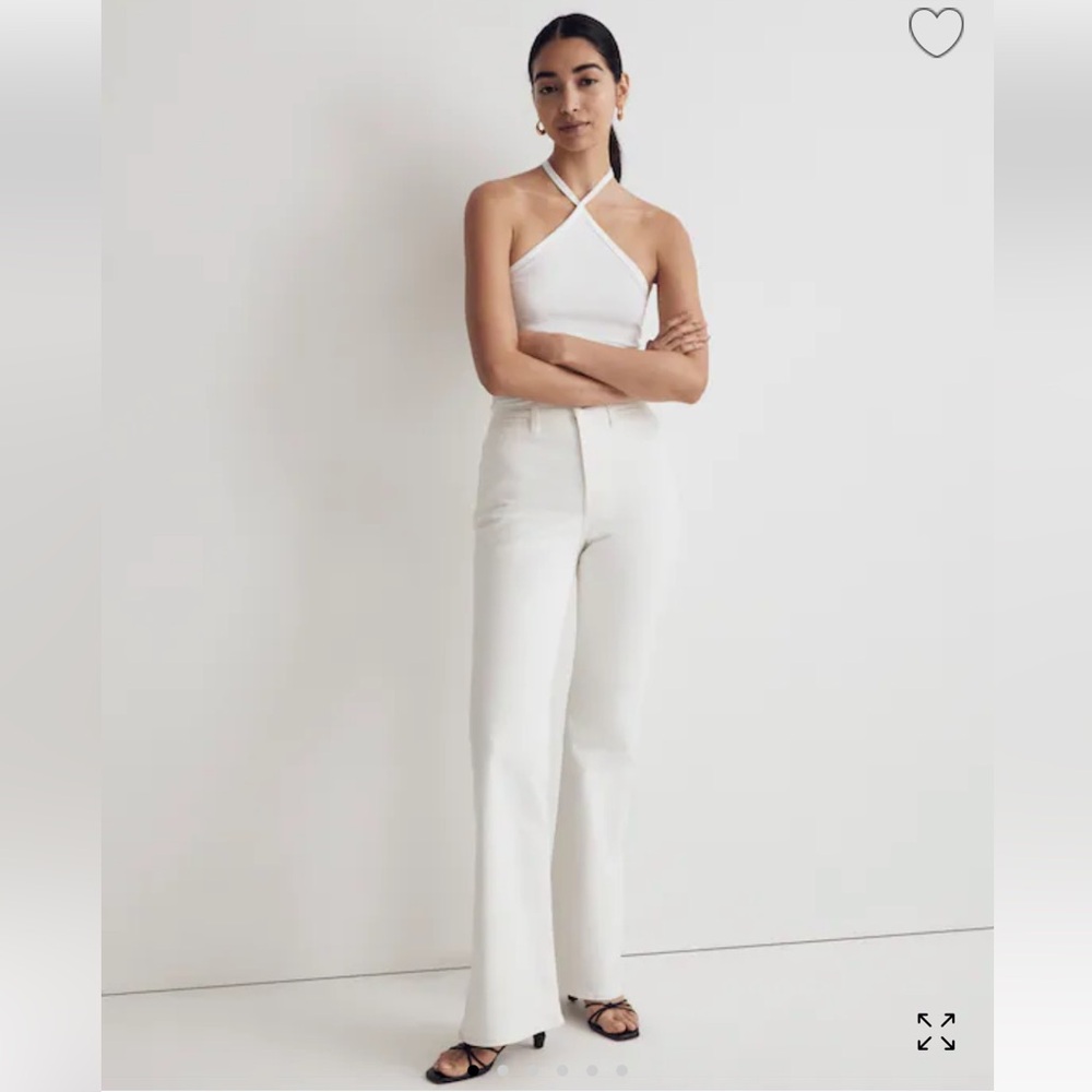 The Perfect Vintage Flare in Tile White, size 26